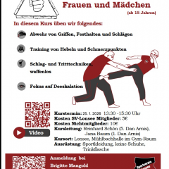 Lehrgang Frauenselbstverteidigung